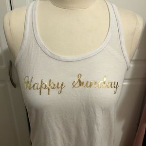 Happy Sunday tank top